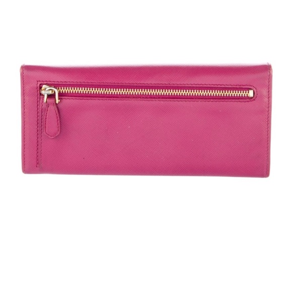 Prada Saffiano Leather Continental Wallet - Picture 2 of 15